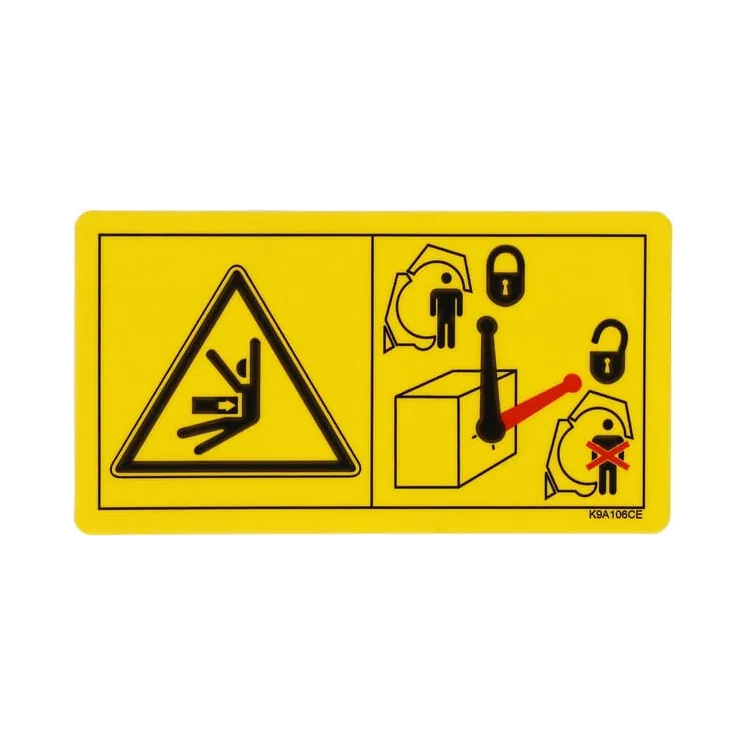Safety Decal  K9A106CE Kuhn