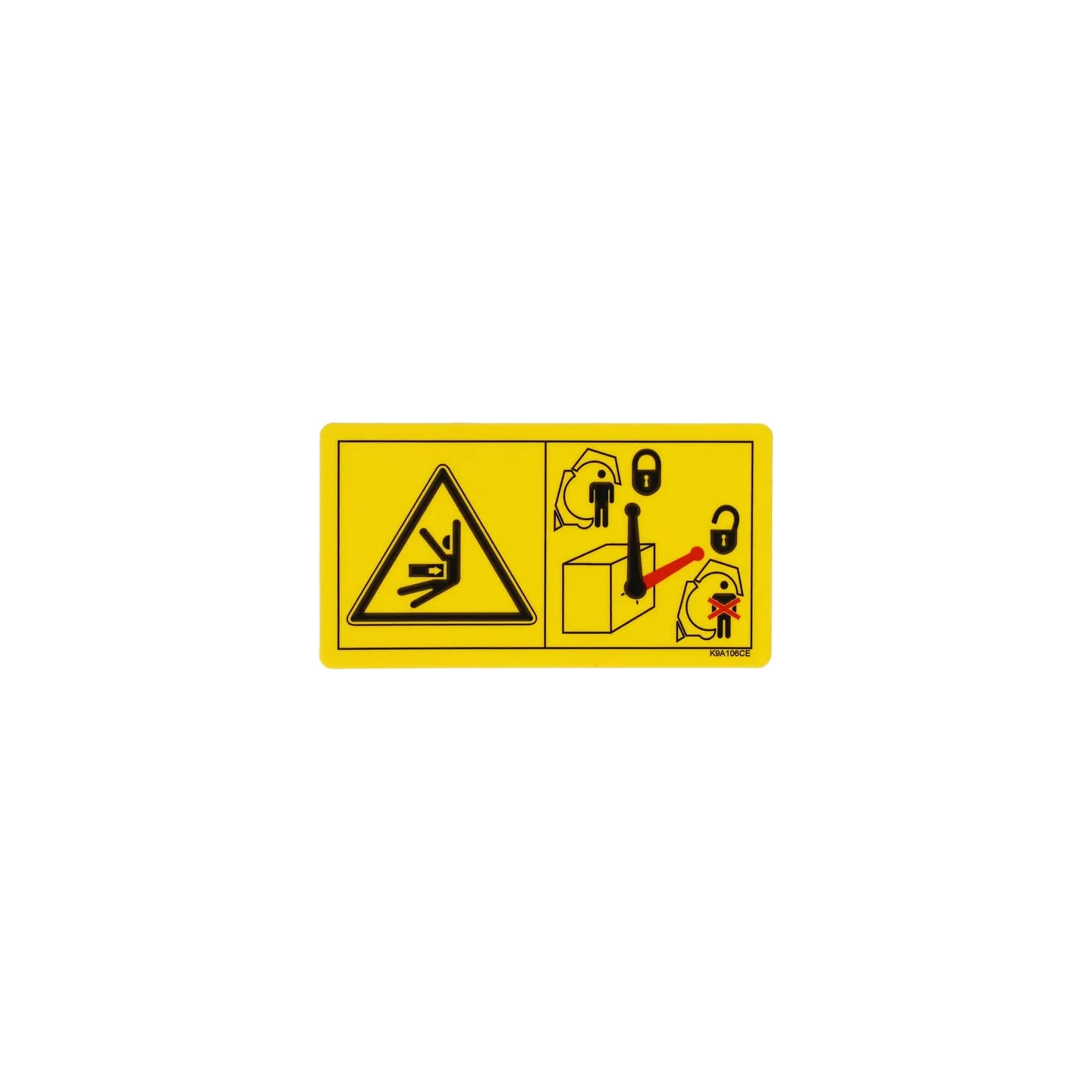 Safety Decal  K9A106CE Kuhn