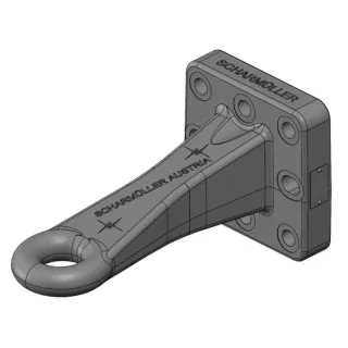 Towing Eye 50mm 145x145 ISO 20019  00654411A02 Scharmüller