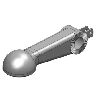 Towing eye K80®, toothed  00647322A17 Scharmüller