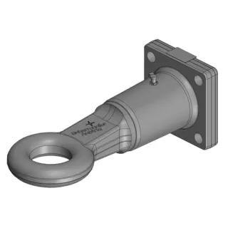 Swivelling towing eye 76mm F3 120x120  006646320A02 Scharmüller