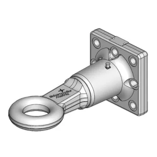 Swivelling towing eye 76mm F3 145x145  006546320A02 Scharmüller