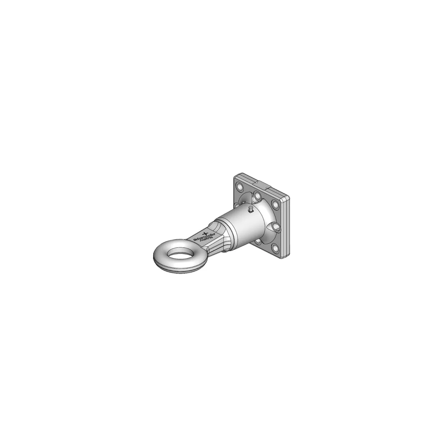 Swivelling towing eye 76mm F3 145x145  006546320A02 Scharmüller