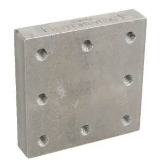 Metināt uz montāžas plāksnes 145x145mm 8x M20 00645010 Scharmüller