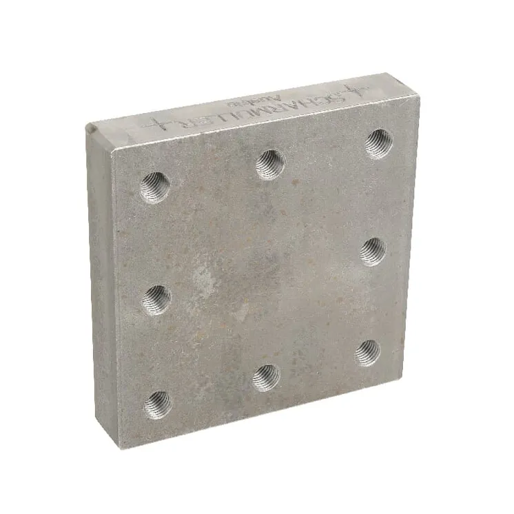 Weld on Mounting plate 145x145mm 8x M20  00645010 Scharmüller