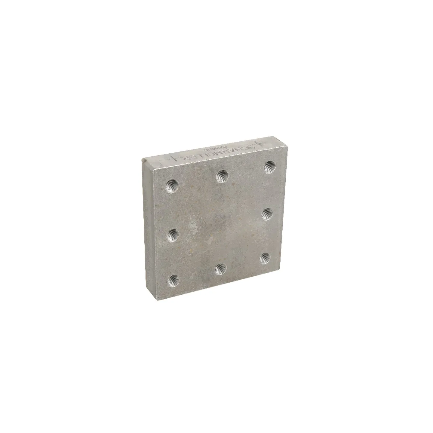 Weld on Mounting plate 145x145mm 8x M20  00645010 Scharmüller