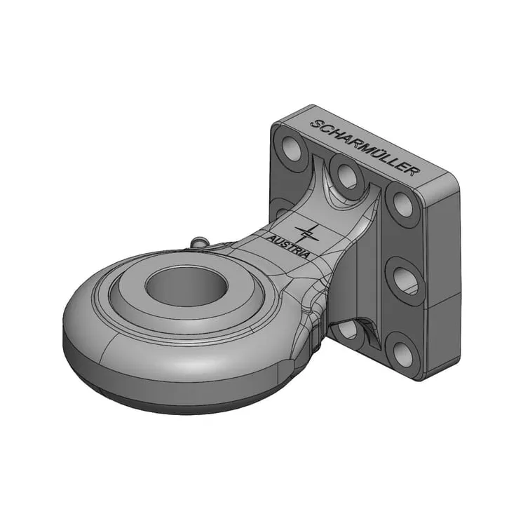 Towing eye with flange 110x100mm, Cat 4 51mm  006521711A02 Scharmüller 00652171A02