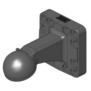 Towing Eye K80® 160x160 20° ISO 24347  00665890A02 Scharmüller