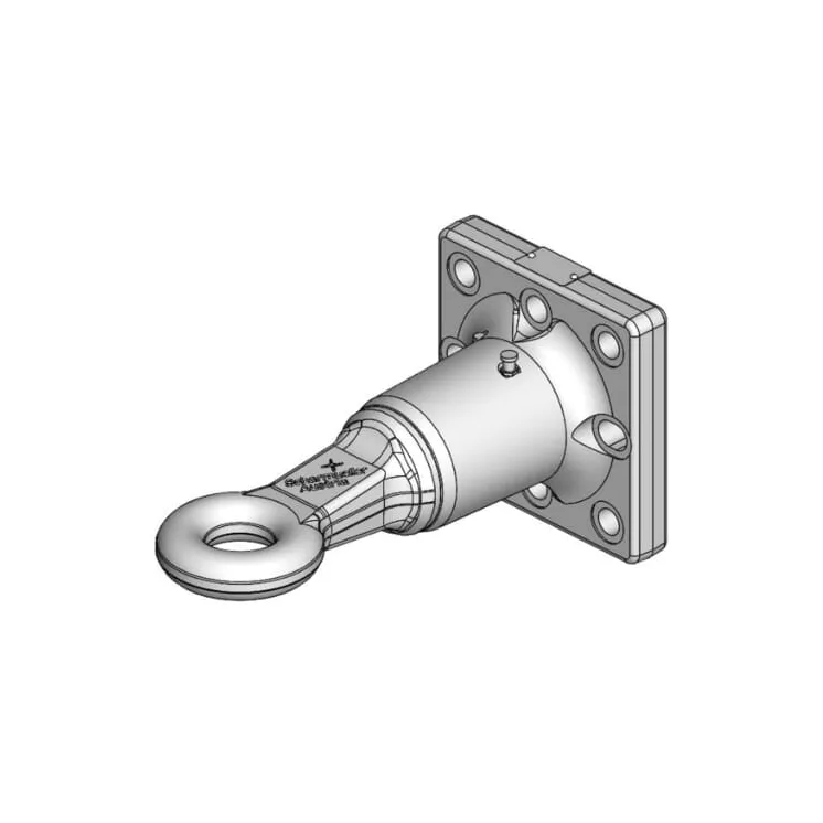 Swivelling towing eye 50mm F2 145x145  006546220A02 Scharmüller