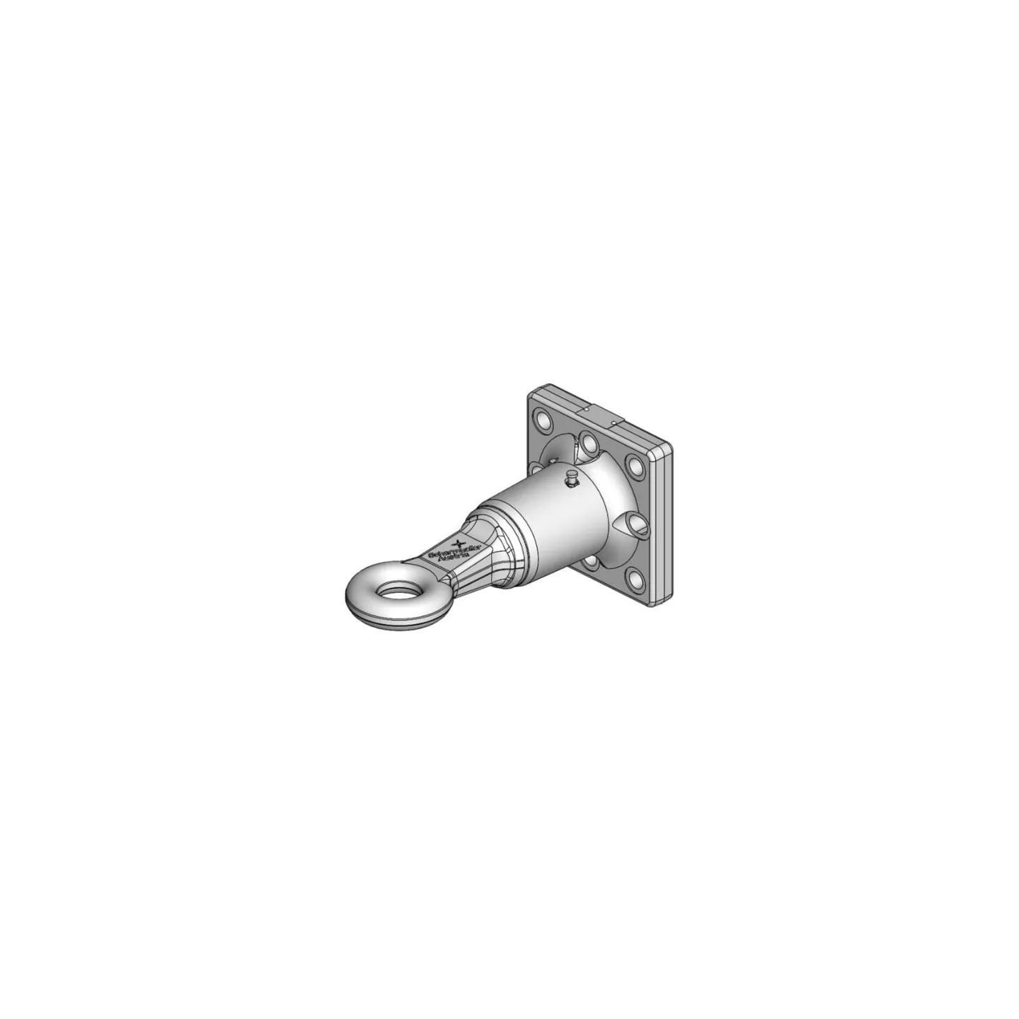 Swivelling towing eye 50mm F2 145x145  006546220A02 Scharmüller