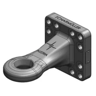 Towing Eye Cat. 4 58mm Langloch 160x160 ISO 21244  00665270A02 Scharmüller