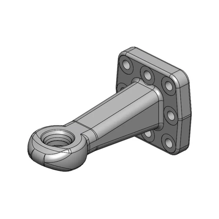 Towing Eye 40mm 110x100 8-Loch mit Buchse  00652250A90 Scharmüller