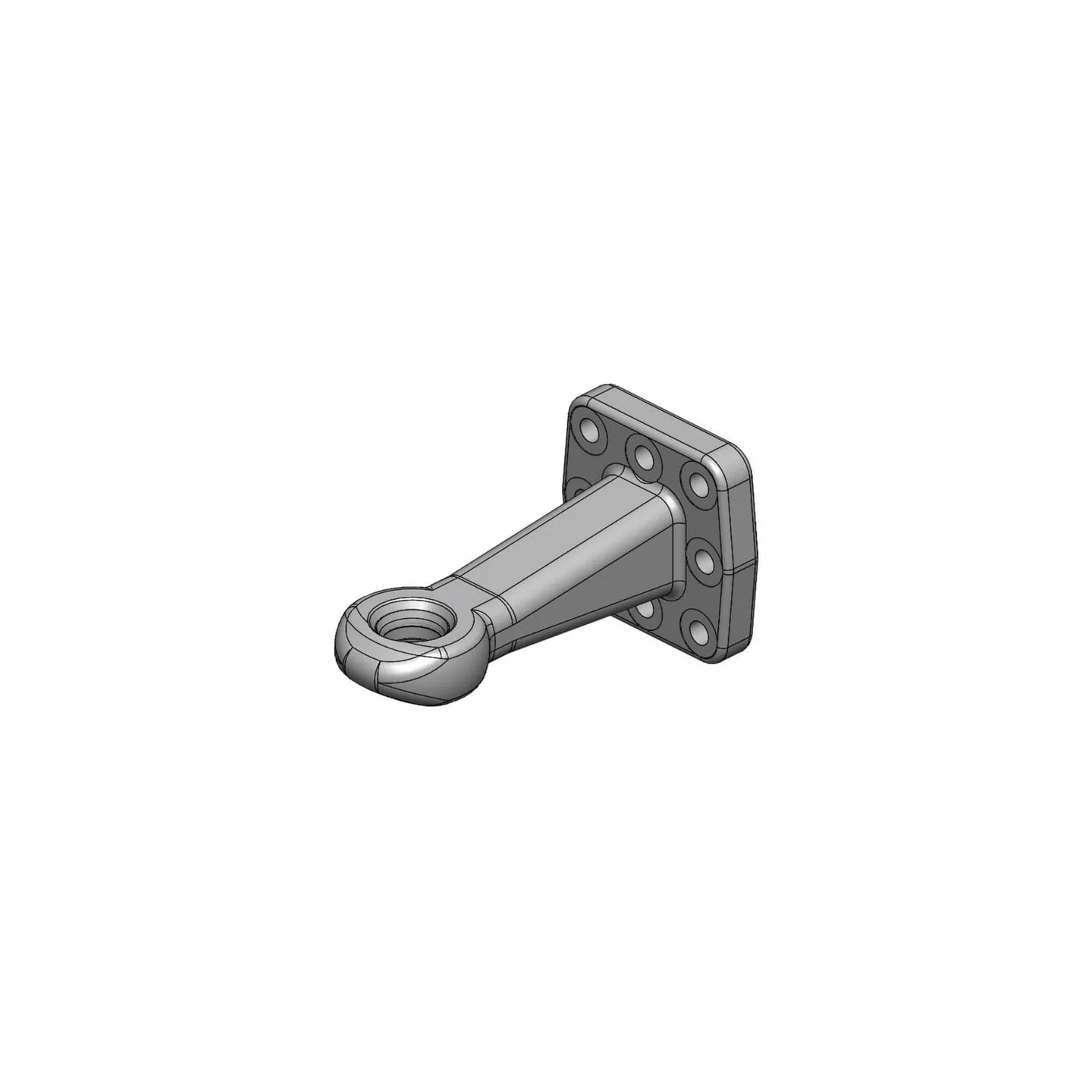 Towing Eye 40mm 110x100 8-Loch mit Buchse  00652250A90 Scharmüller