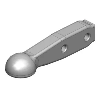 Vilkšanas cilpa K80® vārpsta 100 x 65 2 caurumu 28 mm Stepa ISO 24347 006519130A02 Scharmüller