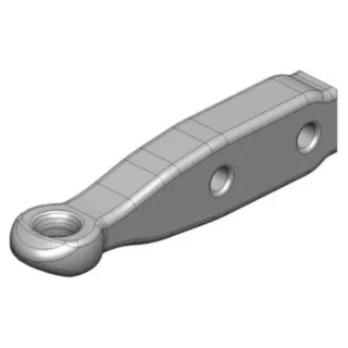 Towing Eye 40mm Schaft 100x65 2-Loch 28mm Stepa DIN 11026  006512130A02 Scharmüller