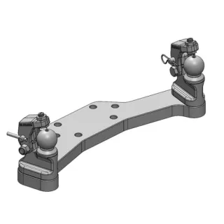 Piespiedu stūrēšana K50® R/L ar noturēšanas ierīci 50-55 mm 00522060A02 Scharmüller