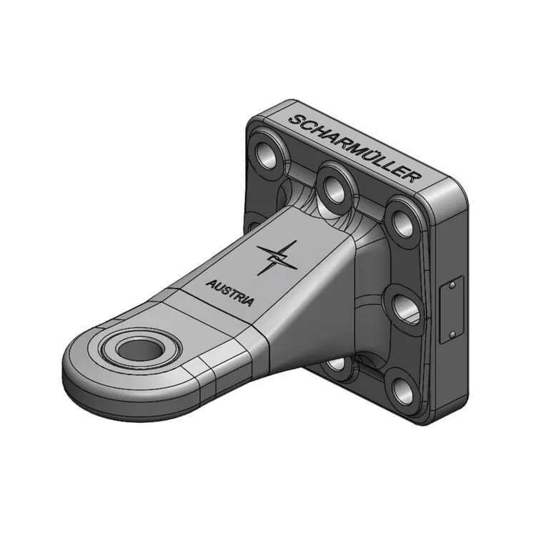 Towing Eye Cat. 2 33mm 145x145 ISO 21244  006541510A02 Scharmüller