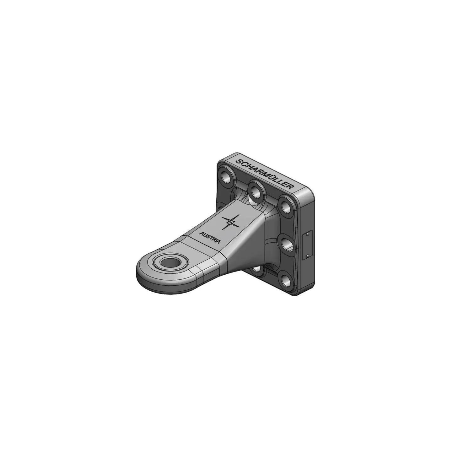 Towing Eye Cat. 2 33mm 145x145 ISO 21244  006541510A02 Scharmüller