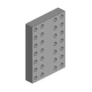 Uzmetināma plāksne 160x160mm M20 00645140 Scharmüller