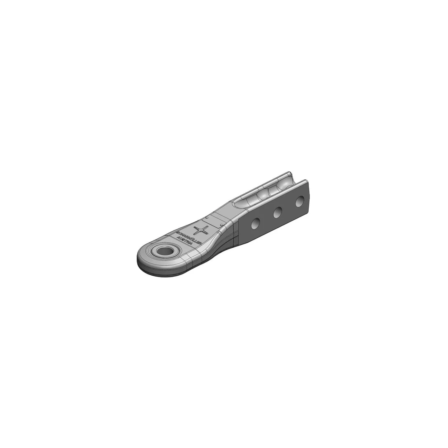 Vilkšanas acs kaķis. 2 33 mm H-Schaft 80x60 3 Loch 25 mm 006511500A01 Scharmüller