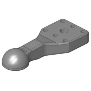 Horizontal towing eye ball coupling  00650911A02 Scharmüller 0065091 00650910 00650910A02