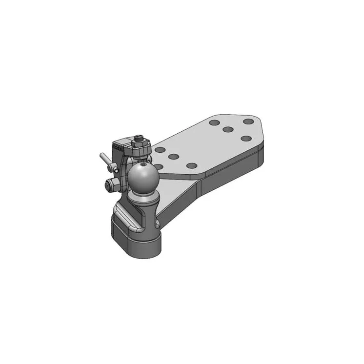 Piespiedu stūre K50® L ar noturēšanas ierīci 40-45 mm 00522010A02 Scharmüller