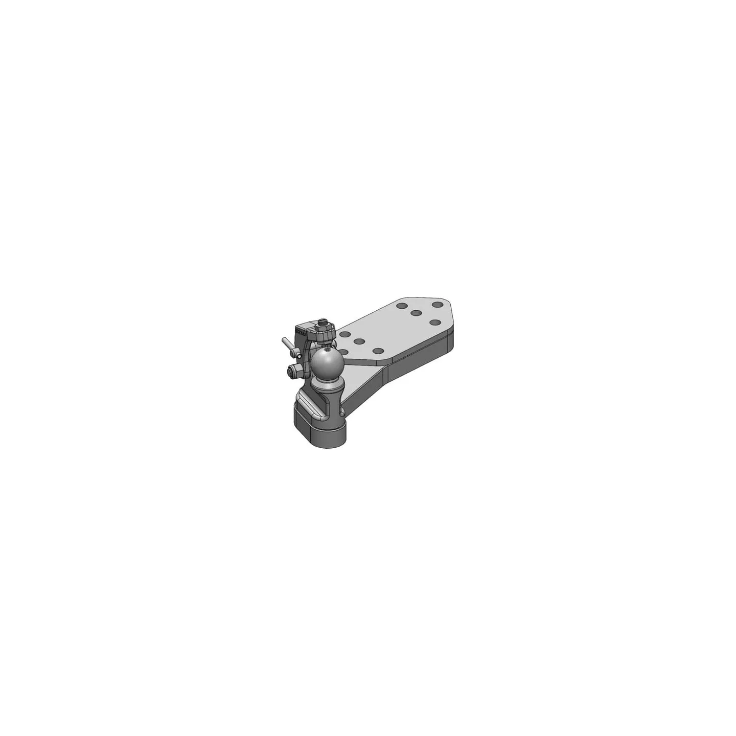 Piespiedu stūre K50® L ar noturēšanas ierīci 40-45 mm 00522010A02 Scharmüller