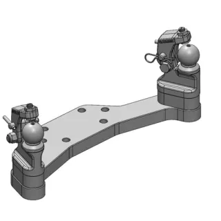 Piespiedu stūrēšana K50® R/L ar noturēšanas ierīci 45-50 mm (TP) 00522140A02 Scharmüller