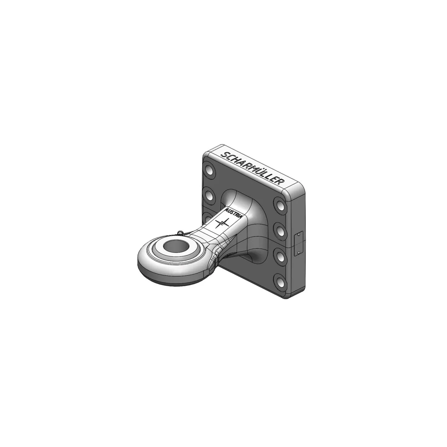 Towing Eye Cat. 4 51mm 180x205 ISO 21244  00650171A02 Scharmüller