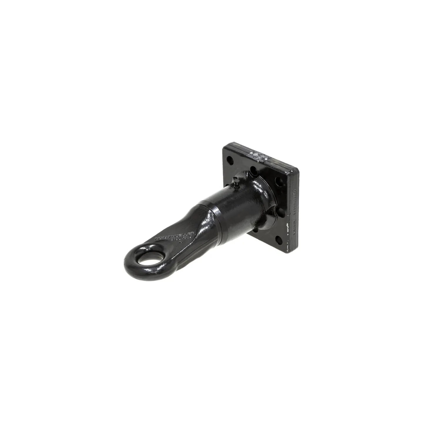 Swivelling hitch eye with flange  00654481A02 Scharmüller