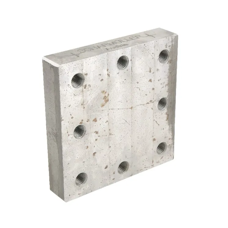 Metināt uz montāžas plāksnes 145x145 / 160mm 8x M20 00645000 Scharmüller