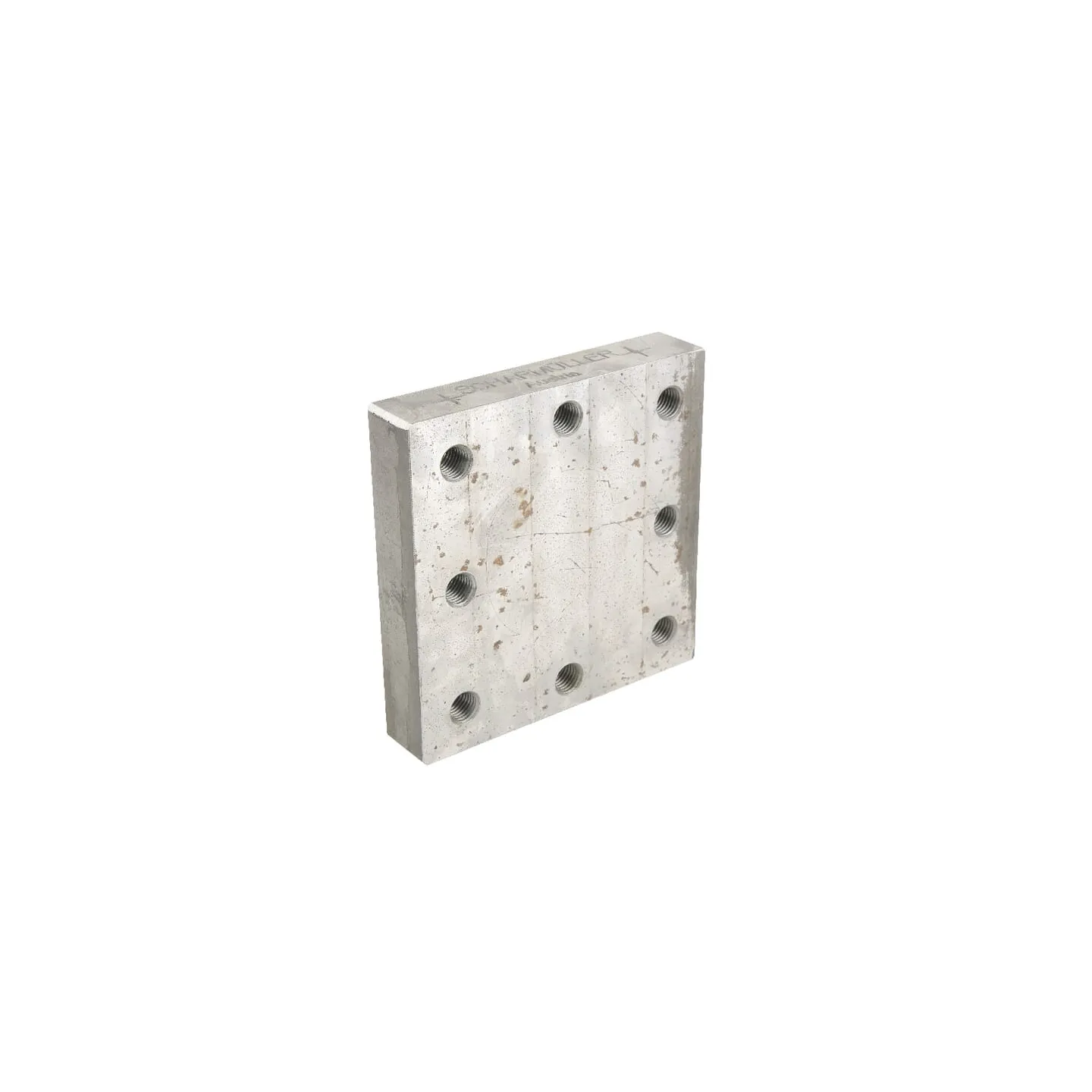 Metināt uz montāžas plāksnes 145x145 / 160mm 8x M20 00645000 Scharmüller
