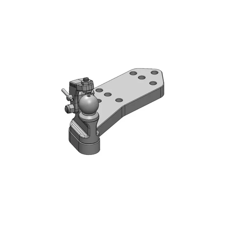 Piespiedu stūre K50® L ar noturēšanas ierīci 50-55 mm 00522040A02 Scharmüller