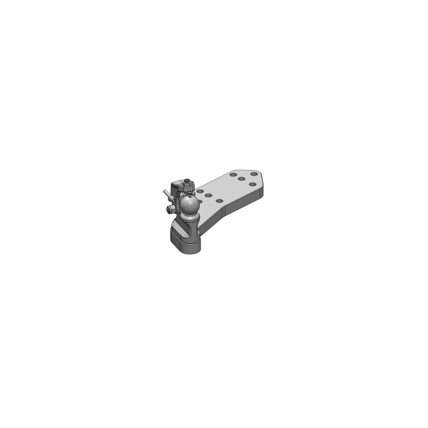 Piespiedu stūre K50® L ar noturēšanas ierīci 50-55 mm 00522040A02 Scharmüller