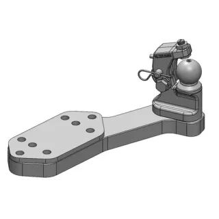 Forced steering K50® R with hold-down device for 40-45 mm  00522020A02 Scharmüller