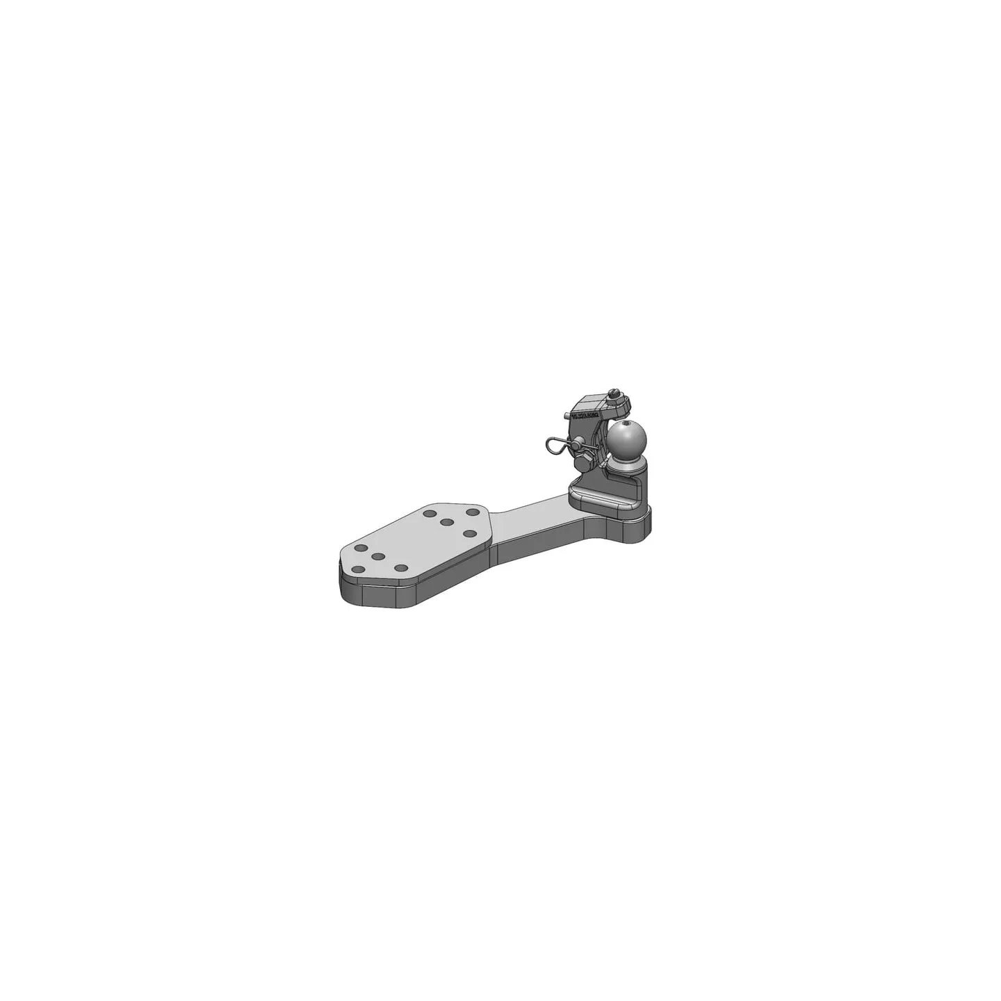 Piespiedu stūre K50® R ar noturēšanas ierīci 40-45 mm 00522020A02 Scharmüller