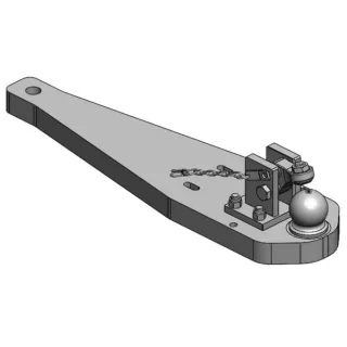 Lieljaudas jūgstieņa K80® korpuss Puma 185-240/ Steyr CVT 6185-6240 / NH-T7.270 009605974A02 Scharmüller