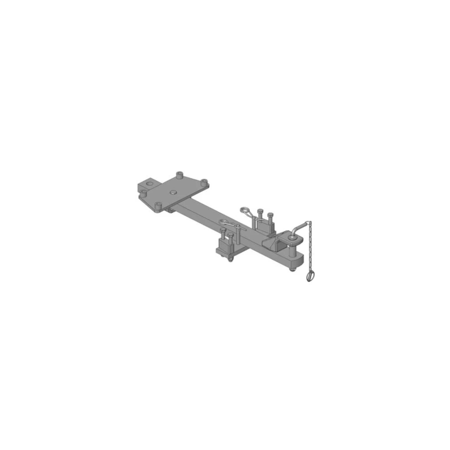 Drawbar NRS. Same Silver³ / Deutz Agrofarm TTV  00819030A02 Scharmüller