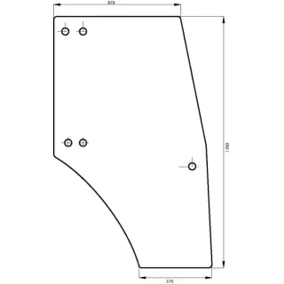 Door glass  0097701050 SDF 00097701050 00097701050N