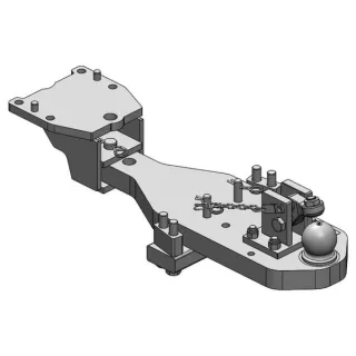 Heavy Duty Drawbar K80® Steyr Terrus / Case Optum / NH-T7 HD SET  009605210SETA02 Scharmüller