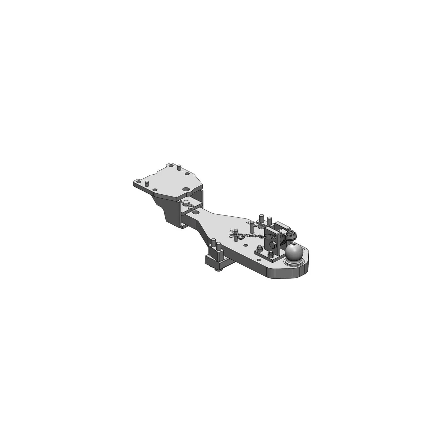 Heavy Duty Drawbar K80® Steyr Terrus / Case Optum / NH-T7 HD SET  009605210SETA02 Scharmüller