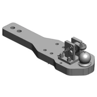 Heavy Duty Drawbar K80® Steyr CVT EcoTech 6130, 6145, 6160 4t  009605940A02 Scharmüller
