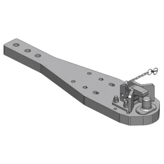 Heavy Duty Drawbar Pitonfix Steyr CVT / Case CVX / New Holland TVT  009612902A02 Scharmüller