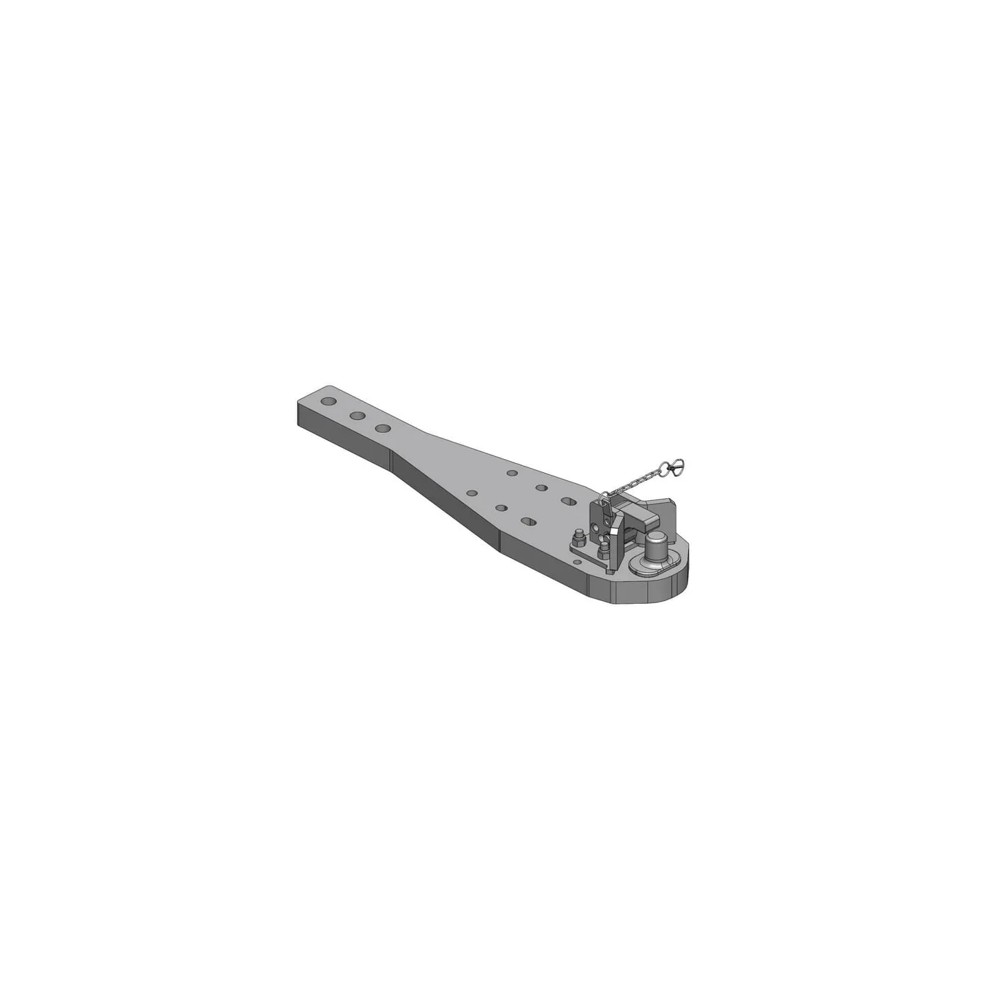 Heavy Duty Drawbar Pitonfix Steyr CVT / Case CVX / New Holland TVT  009612902A02 Scharmüller