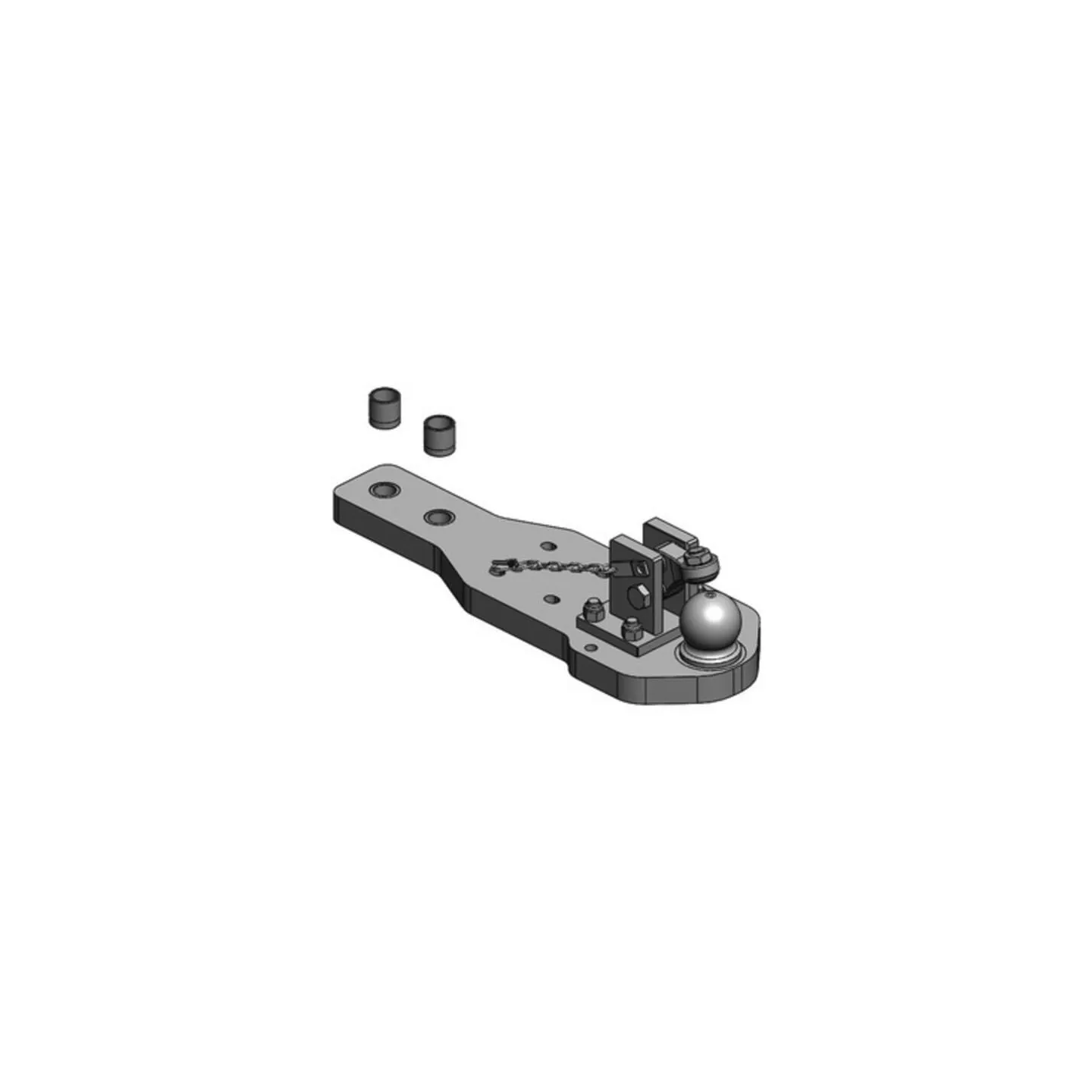 Heavy Duty Drawbar K80® NH-T6000 Delta, Plus / Steyr Profi / Case MXU  009605932A02 Scharmüller