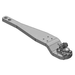 Heavy Duty Drawbar K80® JD 8R 8270R-8400R Cat. 3 gekröpft  009644040A17 Scharmüller