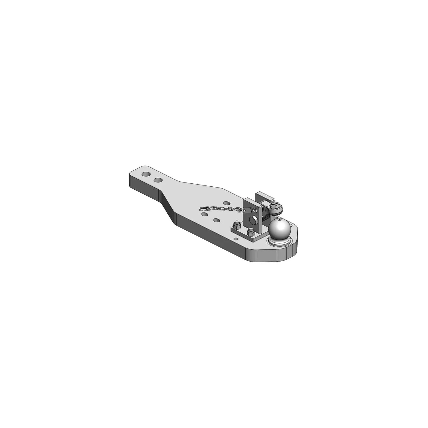 Heavy Duty Drawbar K80® Steyr Terrus / Case Optum / NH-T7 HD  009605220A02 Scharmüller