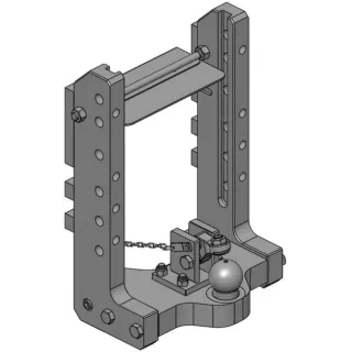 Ladder hitch K80 390 mm S 32  00169811A17 Scharmüller 00169800A17 00169810A17 VLE2581