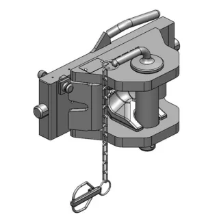 Clevis Types W330 S32 Cat. D2 (42 mm) m. Spielbegrenzer DFS 033306031A02 Scharmüller