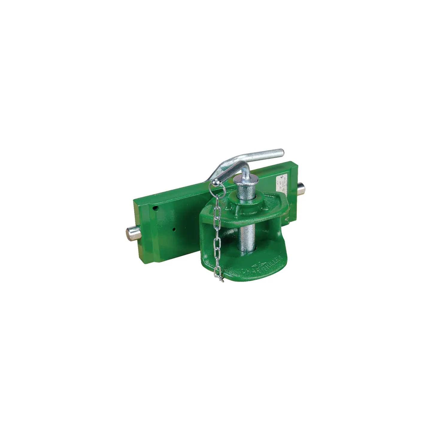 Trailer coupling 330 mm JD green  033305011A17 Scharmüller 033305012